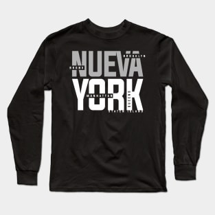 Nueva York Text Long Sleeve T-Shirt